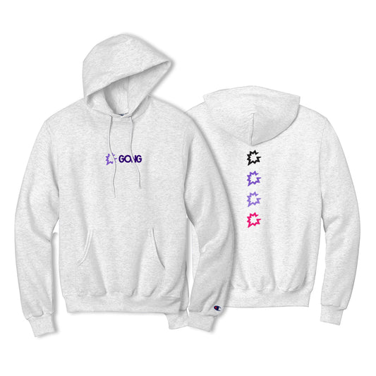 Unisex Burst Logo Hoodie (Ash Grey)